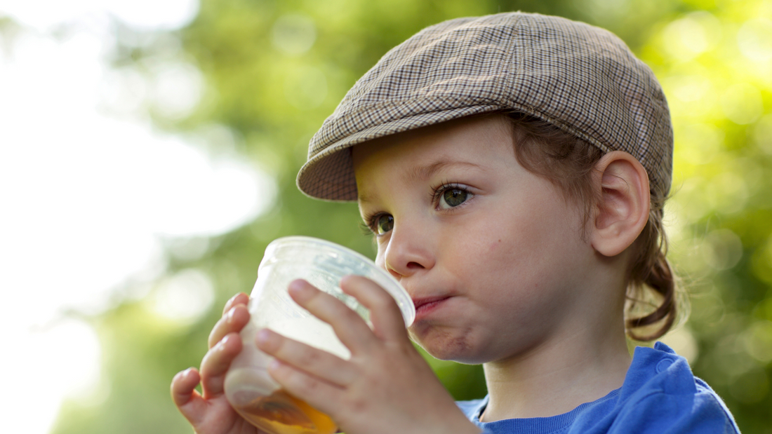 A calming cup of chamomile tea for children with ADHD.